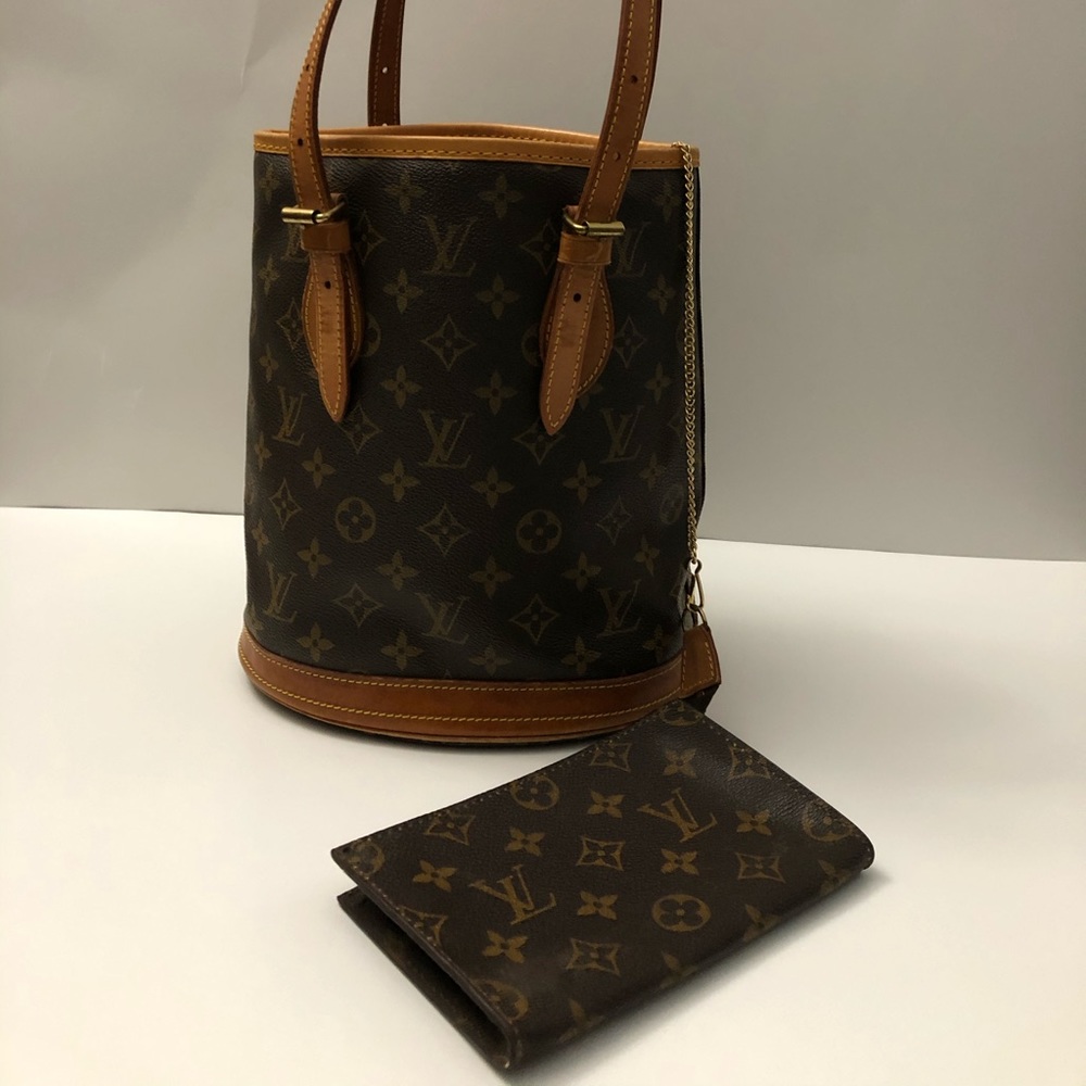 Monogram Mini Bucket with Pouch